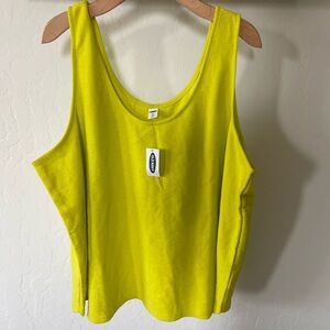 Old Navy| Lime Green Neon Tank Top, Size XXL Tall•••NWT!